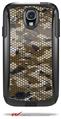 HEX Mesh Camo 01 Brown - Decal Style Vinyl Skin fits Otterbox Commuter Case for Samsung Galaxy S4 (CASE SOLD SEPARATELY)