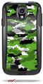 WraptorCamo Digital Camo Green - Decal Style Vinyl Skin fits Otterbox Commuter Case for Samsung Galaxy S4 (CASE SOLD SEPARATELY)