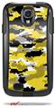 WraptorCamo Digital Camo Yellow - Decal Style Vinyl Skin fits Otterbox Commuter Case for Samsung Galaxy S4 (CASE SOLD SEPARATELY)