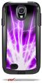 Lightning Purple - Decal Style Vinyl Skin fits Otterbox Commuter Case for Samsung Galaxy S4 (CASE SOLD SEPARATELY)
