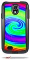 Rainbow Swirl - Decal Style Vinyl Skin fits Otterbox Commuter Case for Samsung Galaxy S4 (CASE SOLD SEPARATELY)