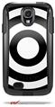 Bullseye Black and White - Decal Style Vinyl Skin fits Otterbox Commuter Case for Samsung Galaxy S4 (CASE SOLD SEPARATELY)