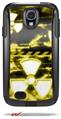Radioactive Yellow - Decal Style Vinyl Skin fits Otterbox Commuter Case for Samsung Galaxy S4 (CASE SOLD SEPARATELY)