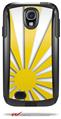 Rising Sun Japanese Flag Yellow - Decal Style Vinyl Skin fits Otterbox Commuter Case for Samsung Galaxy S4 (CASE SOLD SEPARATELY)