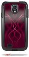 Abstract 01 Pink - Decal Style Vinyl Skin fits Otterbox Commuter Case for Samsung Galaxy S4 (CASE SOLD SEPARATELY)