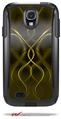 Abstract 01 Yellow - Decal Style Vinyl Skin fits Otterbox Commuter Case for Samsung Galaxy S4 (CASE SOLD SEPARATELY)