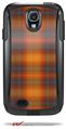 Plaid Pumpkin Orange - Decal Style Vinyl Skin fits Otterbox Commuter Case for Samsung Galaxy S4 (CASE SOLD SEPARATELY)