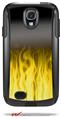 Fire Yellow - Decal Style Vinyl Skin fits Otterbox Commuter Case for Samsung Galaxy S4 (CASE SOLD SEPARATELY)
