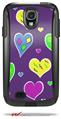 Crazy Hearts - Decal Style Vinyl Skin fits Otterbox Commuter Case for Samsung Galaxy S4 (CASE SOLD SEPARATELY)