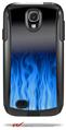Fire Blue - Decal Style Vinyl Skin fits Otterbox Commuter Case for Samsung Galaxy S4 (CASE SOLD SEPARATELY)