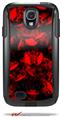 Skulls Confetti Red - Decal Style Vinyl Skin fits Otterbox Commuter Case for Samsung Galaxy S4 (CASE SOLD SEPARATELY)