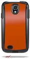 Solids Collection Burnt Orange - Decal Style Vinyl Skin fits Otterbox Commuter Case for Samsung Galaxy S4 (CASE SOLD SEPARATELY)