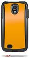 Solids Collection Orange - Decal Style Vinyl Skin fits Otterbox Commuter Case for Samsung Galaxy S4 (CASE SOLD SEPARATELY)