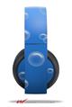 Vinyl Decal Skin Wrap compatible with Original Sony PlayStation 4 Gold Wireless Headphones Bubbles Blue (PS4 HEADPHONES NOT INCLUDED)