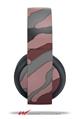 Vinyl Decal Skin Wrap compatible with Original Sony PlayStation 4 Gold Wireless Headphones Camouflage Pink (PS4 HEADPHONES NOT INCLUDED)