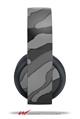 Vinyl Decal Skin Wrap compatible with Original Sony PlayStation 4 Gold Wireless Headphones Camouflage Gray (PS4 HEADPHONES NOT INCLUDED)