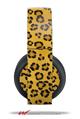 Vinyl Decal Skin Wrap compatible with Original Sony PlayStation 4 Gold Wireless Headphones Leopard Skin (PS4 HEADPHONES NOT INCLUDED)