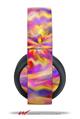 Vinyl Decal Skin Wrap compatible with Original Sony PlayStation 4 Gold Wireless Headphones Tie Dye Pastel (PS4 HEADPHONES NOT INCLUDED)