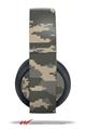 Vinyl Decal Skin Wrap compatible with Original Sony PlayStation 4 Gold Wireless Headphones WraptorCamo Digital Camo Combat (PS4 HEADPHONES NOT INCLUDED)