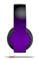 Vinyl Decal Skin Wrap compatible with Original Sony PlayStation 4 Gold Wireless Headphones Smooth Fades Purple Black (PS4 HEADPHONES NOT INCLUDED)