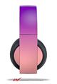 Vinyl Decal Skin Wrap compatible with Original Sony PlayStation 4 Gold Wireless Headphones Smooth Fades Pink Purple (PS4 HEADPHONES NOT INCLUDED)