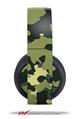 Vinyl Decal Skin Wrap compatible with Original Sony PlayStation 4 Gold Wireless Headphones WraptorCamo Old School Camouflage Camo Army (PS4 HEADPHONES NOT INCLUDED)