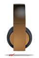Vinyl Decal Skin Wrap compatible with Original Sony PlayStation 4 Gold Wireless Headphones Smooth Fades Bronze Black (PS4 HEADPHONES NOT INCLUDED)