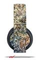 Vinyl Decal Skin Wrap compatible with Original Sony PlayStation 4 Gold Wireless Headphones Marble Granite 05 Speckled (PS4 HEADPHONES NOT INCLUDED)