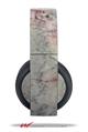 Vinyl Decal Skin Wrap compatible with Original Sony PlayStation 4 Gold Wireless Headphones Marble Granite 08 Pink (PS4 HEADPHONES NOT INCLUDED)