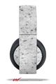 Vinyl Decal Skin Wrap compatible with Original Sony PlayStation 4 Gold Wireless Headphones Marble Granite 10 Speckled Black White (PS4 HEADPHONES NOT INCLUDED)