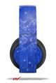 Vinyl Decal Skin Wrap compatible with Original Sony PlayStation 4 Gold Wireless Headphones Stardust Blue (PS4 HEADPHONES NOT INCLUDED)