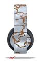 Vinyl Decal Skin Wrap compatible with Original Sony PlayStation 4 Gold Wireless Headphones Rusted Metal (PS4 HEADPHONES NOT INCLUDED)