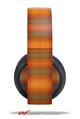 Vinyl Decal Skin Wrap compatible with Original Sony PlayStation 4 Gold Wireless Headphones Plaid Pumpkin Orange (PS4 HEADPHONES NOT INCLUDED)