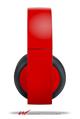 Vinyl Decal Skin Wrap compatible with Original Sony PlayStation 4 Gold Wireless Headphones Solids Collection Red (PS4 HEADPHONES NOT INCLUDED)