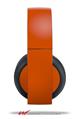 Vinyl Decal Skin Wrap compatible with Original Sony PlayStation 4 Gold Wireless Headphones Solids Collection Burnt Orange (PS4 HEADPHONES NOT INCLUDED)