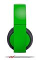 Vinyl Decal Skin Wrap compatible with Original Sony PlayStation 4 Gold Wireless Headphones Solids Collection Green (PS4 HEADPHONES NOT INCLUDED)