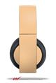 Vinyl Decal Skin Wrap compatible with Original Sony PlayStation 4 Gold Wireless Headphones Solids Collection Peach (PS4 HEADPHONES NOT INCLUDED)