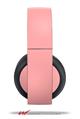 Vinyl Decal Skin Wrap compatible with Original Sony PlayStation 4 Gold Wireless Headphones Solids Collection Pink (PS4 HEADPHONES NOT INCLUDED)