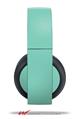 Vinyl Decal Skin Wrap compatible with Original Sony PlayStation 4 Gold Wireless Headphones Solids Collection Seafoam Green (PS4 HEADPHONES NOT INCLUDED)