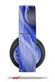 Vinyl Decal Skin Wrap compatible with Original Sony PlayStation 4 Gold Wireless Headphones Mystic Vortex Blue (PS4 HEADPHONES NOT INCLUDED)