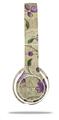 WraptorSkinz Skin Decal Wrap compatible with Beats Solo 2 WIRED Headphones Flowers and Berries Purple Skin Only (HEADPHONES NOT INCLUDED)