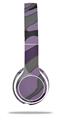 WraptorSkinz Skin Decal Wrap compatible with Beats Solo 2 WIRED Headphones Camouflage Purple Skin Only (HEADPHONES NOT INCLUDED)