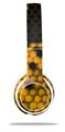 WraptorSkinz Skin Decal Wrap compatible with Beats Solo 2 WIRED Headphones HEX Yellow Skin Only (HEADPHONES NOT INCLUDED)
