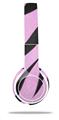 WraptorSkinz Skin Decal Wrap compatible with Beats Solo 2 WIRED Headphones Zebra Skin Pink Skin Only (HEADPHONES NOT INCLUDED)