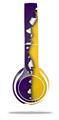 WraptorSkinz Skin Decal Wrap compatible with Beats Solo 2 WIRED Headphones Ripped Colors Purple Yellow Skin Only (HEADPHONES NOT INCLUDED)