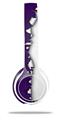 WraptorSkinz Skin Decal Wrap compatible with Beats Solo 2 WIRED Headphones Ripped Colors Purple White Skin Only (HEADPHONES NOT INCLUDED)