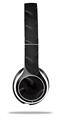 WraptorSkinz Skin Decal Wrap compatible with Beats Solo 2 WIRED Headphones Diamond Plate Metal 02 Black Skin Only (HEADPHONES NOT INCLUDED)
