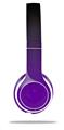 WraptorSkinz Skin Decal Wrap compatible with Beats Solo 2 WIRED Headphones Smooth Fades Purple Black Skin Only (HEADPHONES NOT INCLUDED)