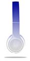 WraptorSkinz Skin Decal Wrap compatible with Beats Solo 2 WIRED Headphones Smooth Fades White Blue Skin Only (HEADPHONES NOT INCLUDED)