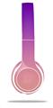 WraptorSkinz Skin Decal Wrap compatible with Beats Solo 2 WIRED Headphones Smooth Fades Pink Purple Skin Only (HEADPHONES NOT INCLUDED)